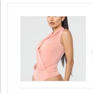 Blush pink bodysuit